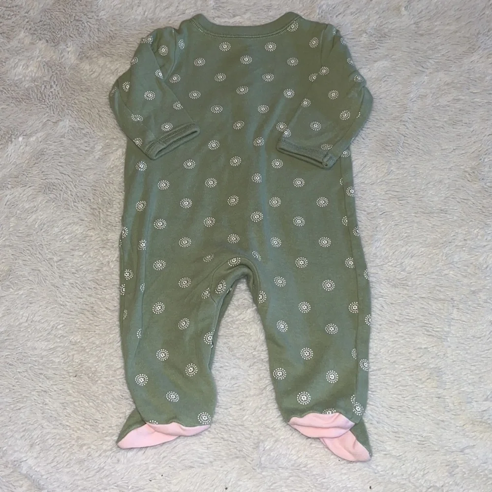 (2 for $10) carters goat footie/ sleeper π - Picture 6 of 6